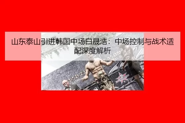 山东泰山引进韩国中场白晟浩：中场控制与战术适配深度解析